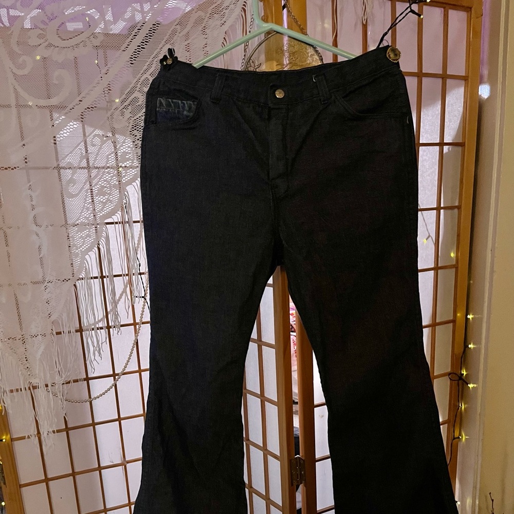 Vintage 70’s to late 80s Hand sewn Hippie Bell Bottom 🌸🍄🌿Men’s Jeans.